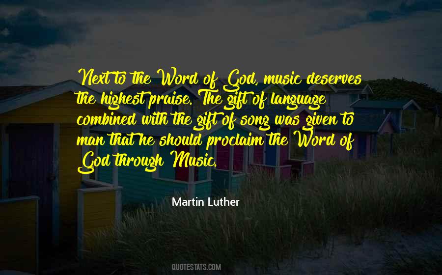 Music Praise Quotes #702257