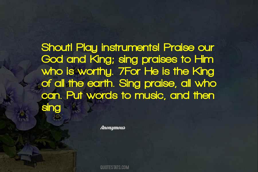 Music Praise Quotes #740861