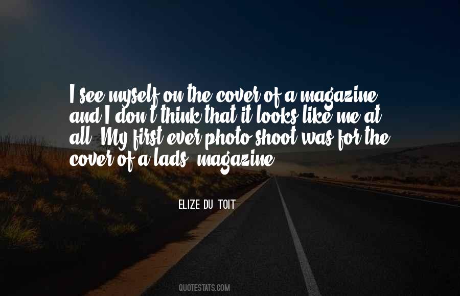 Quotes About A Magazine Cover #735165