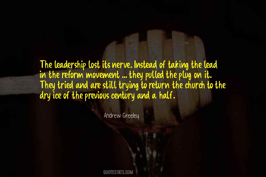 Leadership In The Church Quotes #1709536