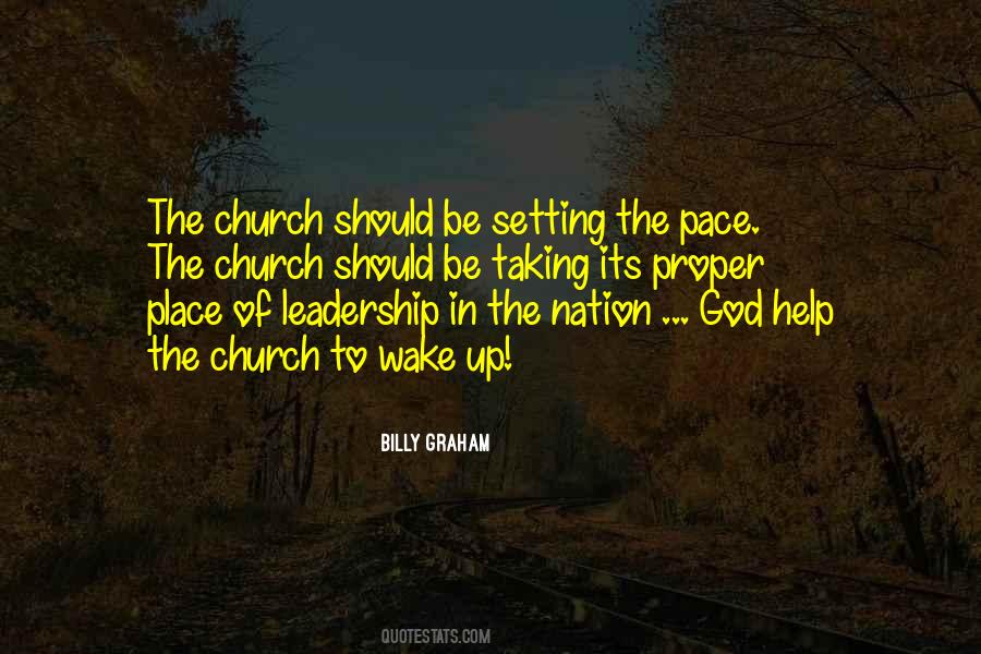 Leadership In The Church Quotes #1724074