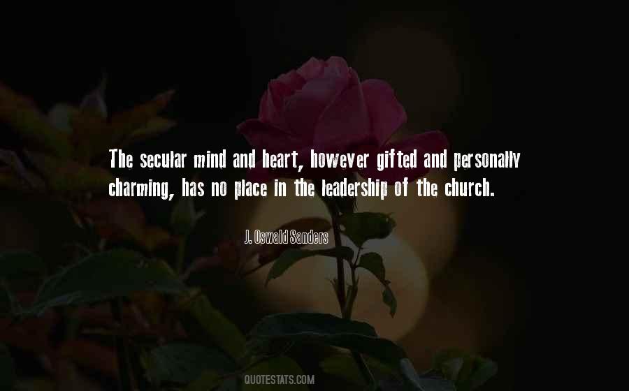 Leadership In The Church Quotes #1756629