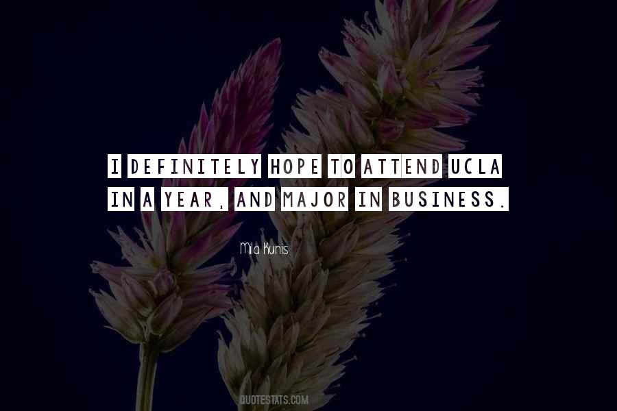 Business Hope Quotes #1747706