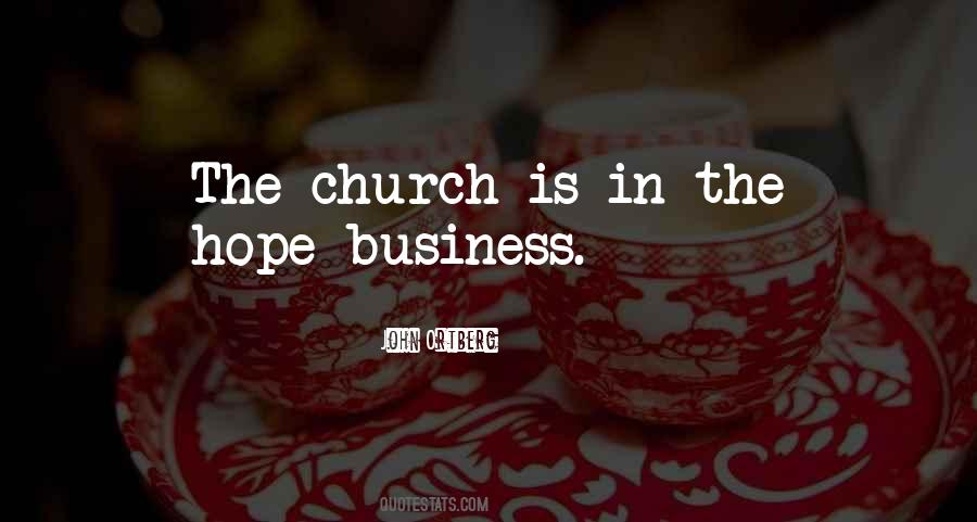 Business Hope Quotes #369980