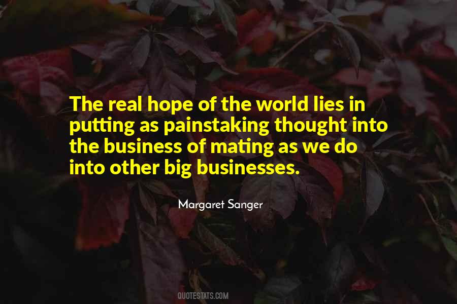 Business Hope Quotes #926219