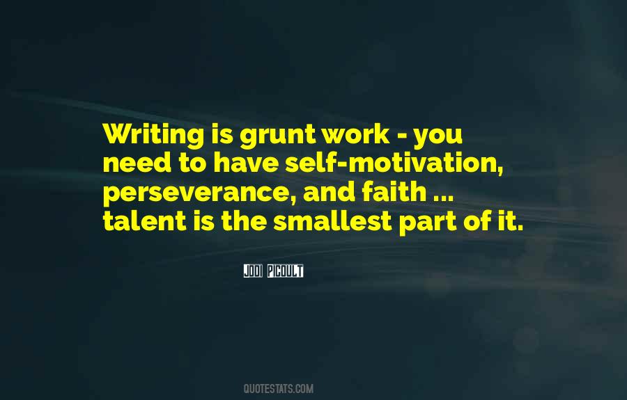 Perseverance Writing Quotes #1611469