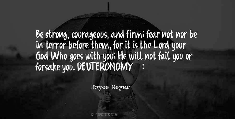 God Will Not Forsake You Quotes #1798667