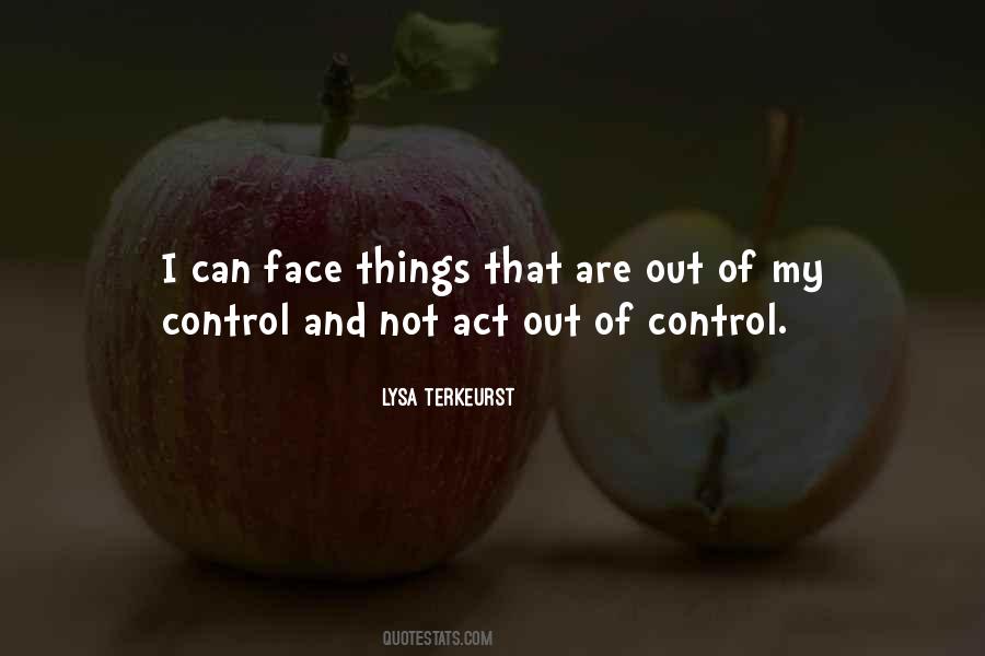 My Control Quotes #179656