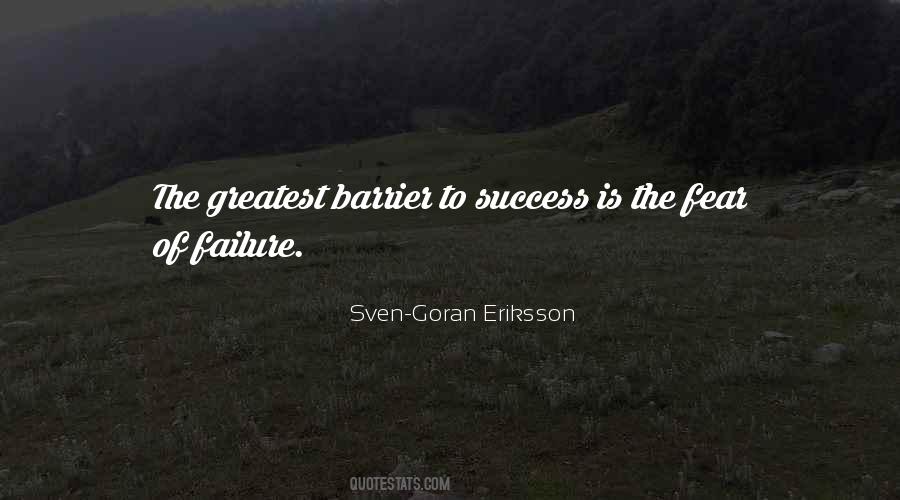 The Fear Of Failure Quotes #146712