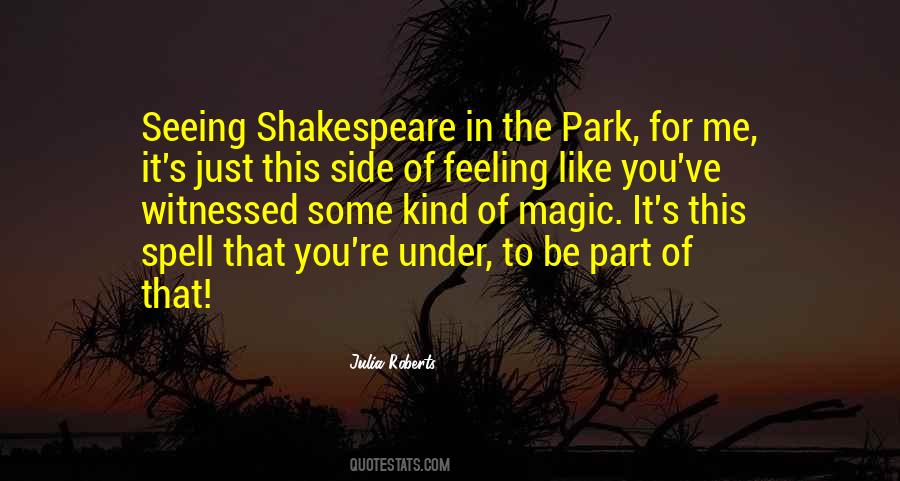 Quotes About The Park #1007411