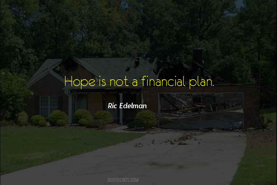 Financial Plan Quotes #1368772