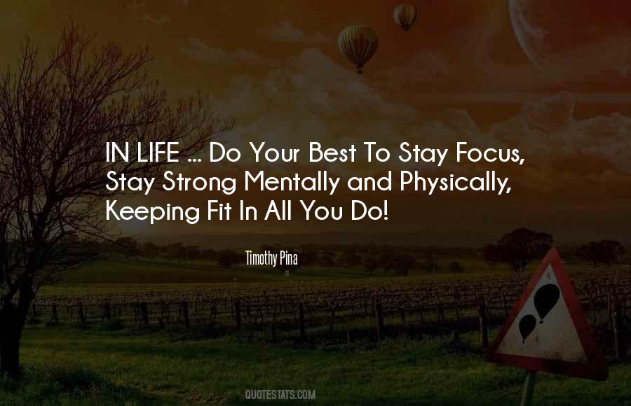 Life Stay Strong Quotes #1350103