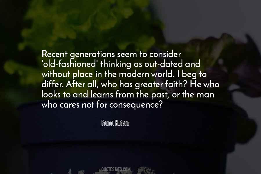 Traditional And Modern Quotes #1156243