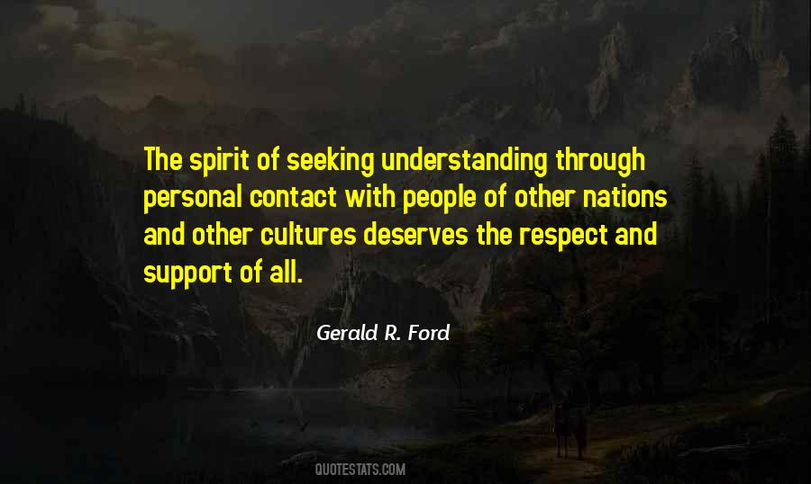 Respect For Other Cultures Quotes #1723818
