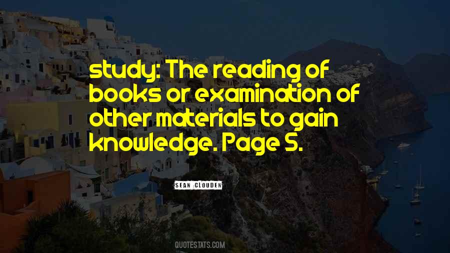 To Gain Knowledge Quotes #1709348