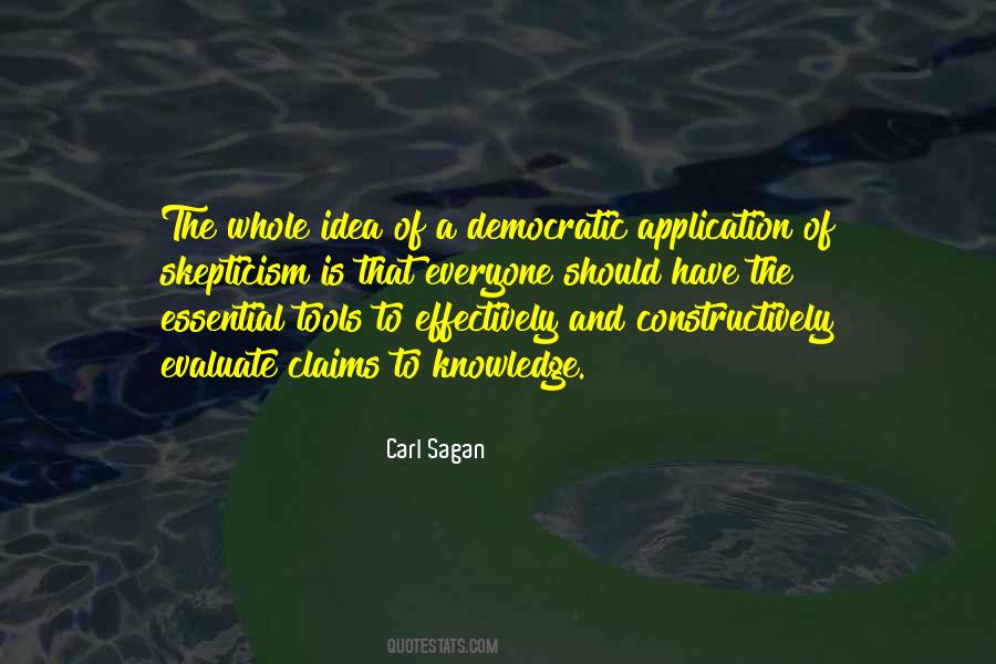 Sagan Science Quotes #254326