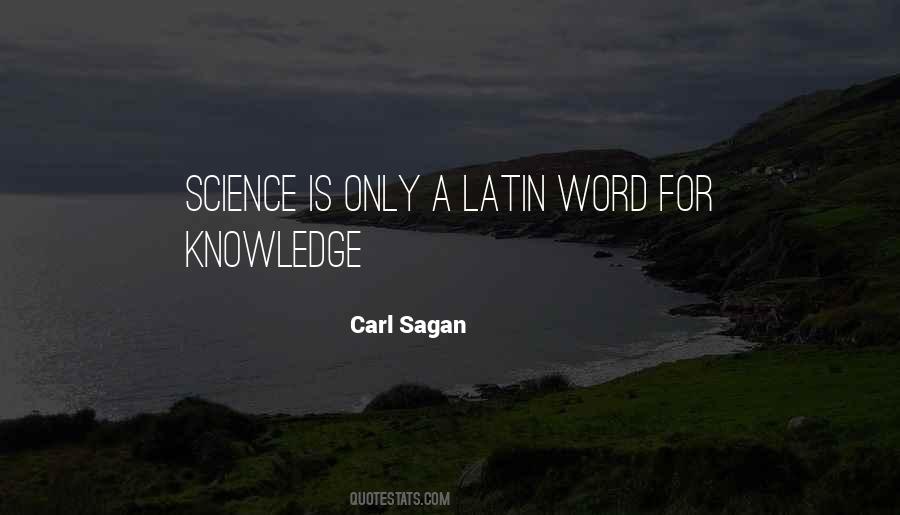 Sagan Science Quotes #687773