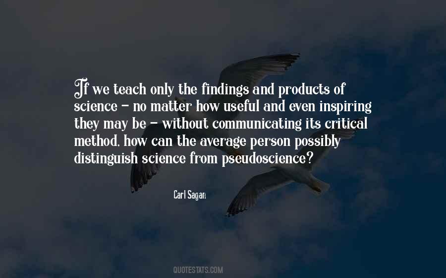 Sagan Science Quotes #798649