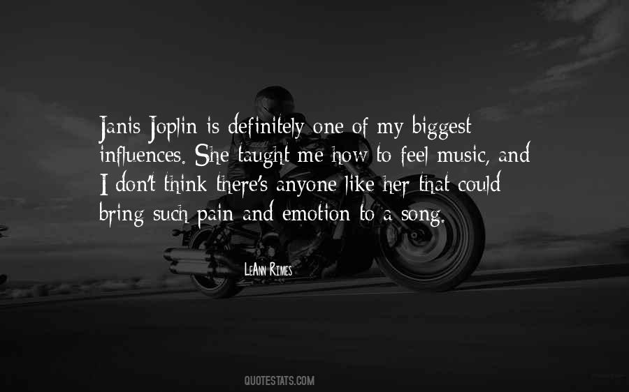 Quotes About Music And Pain #413011