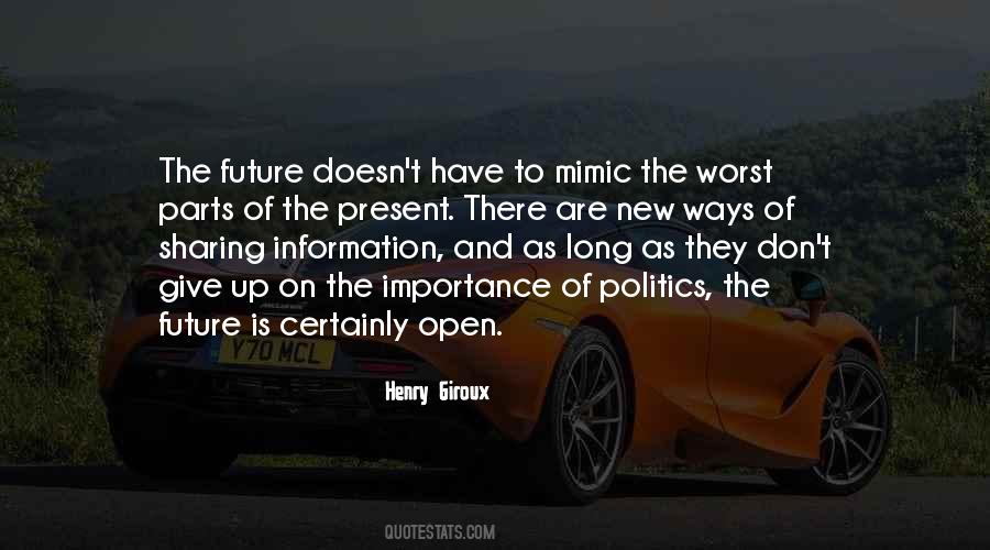 Quotes About Information Sharing #1420567