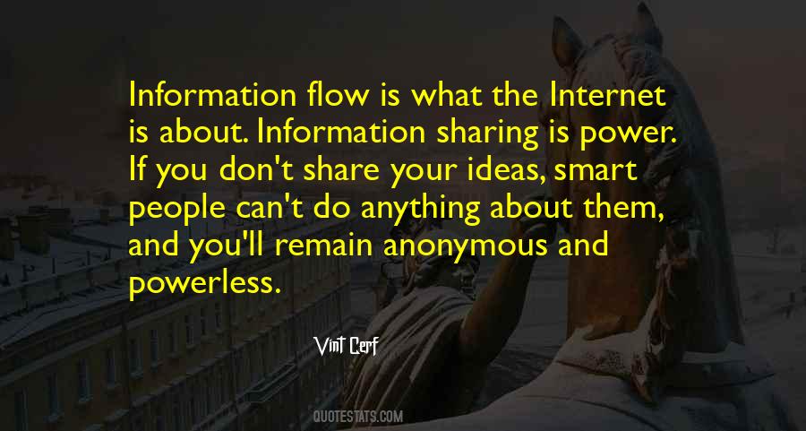 Quotes About Information Sharing #300766