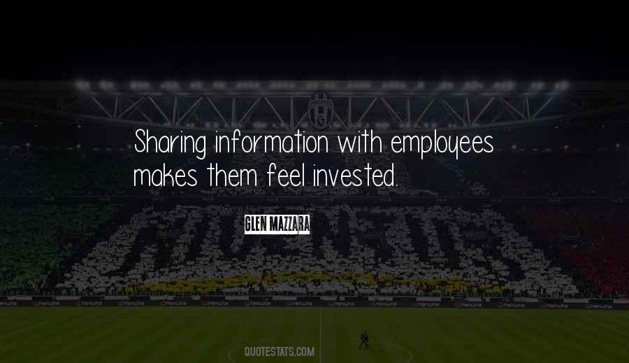 Quotes About Information Sharing #397125