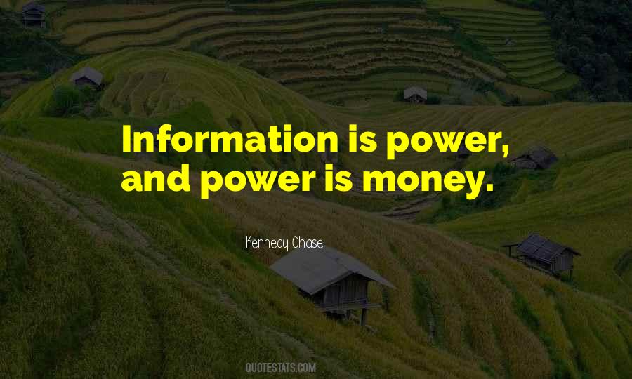Quotes About Information And Power #1021003