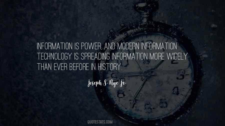 Quotes About Information And Power #589430