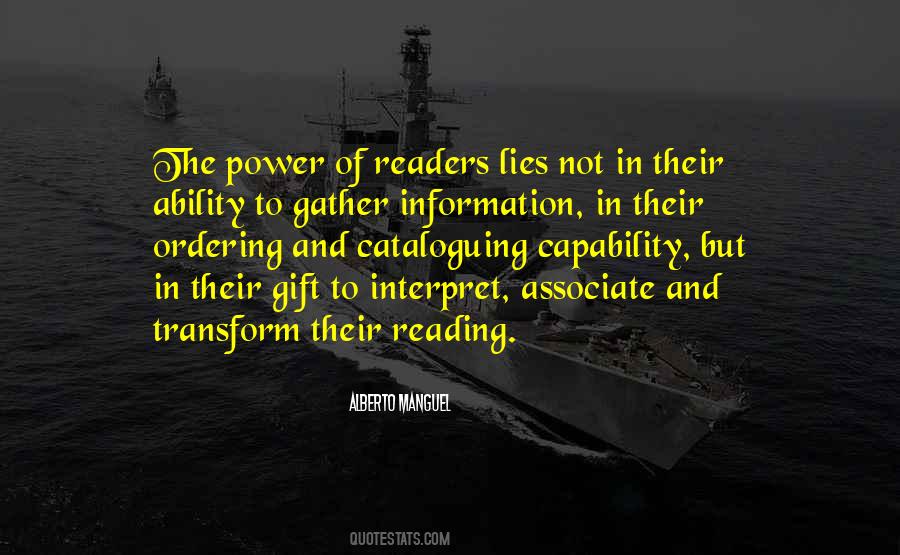 Quotes About Information And Power #681781