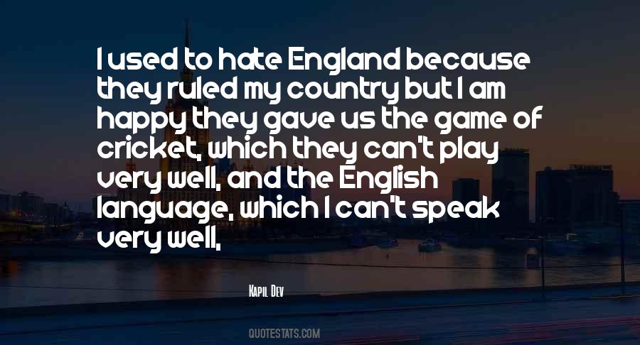 England Cricket Quotes #940644