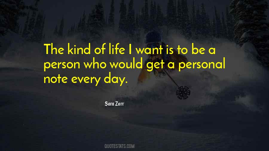 Person Life Quotes #139577