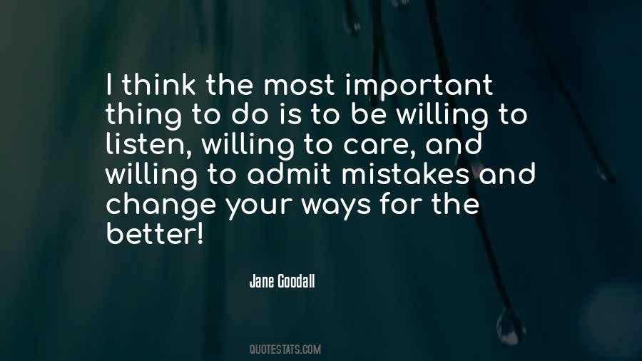 Be Willing To Listen Quotes #386198