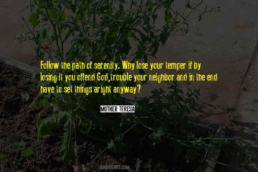 You Lose Your Temper Quotes #1794934