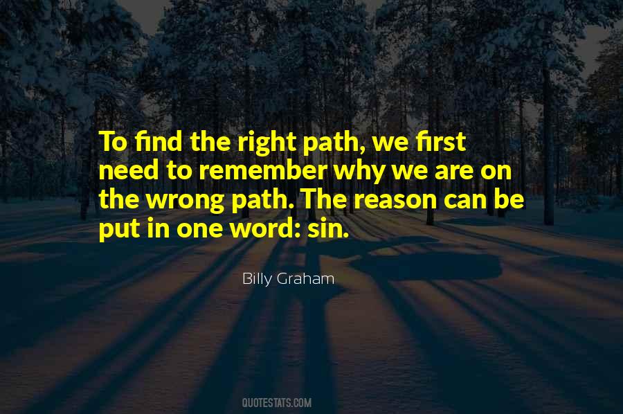 The Wrong Path Quotes #516204