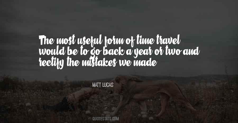 Travel Back Quotes #264089