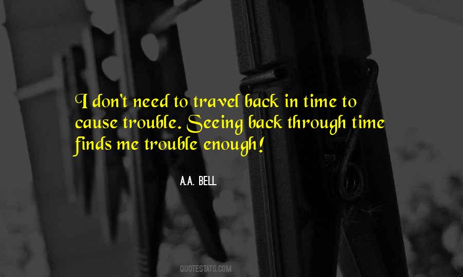 Travel Back Quotes #50900