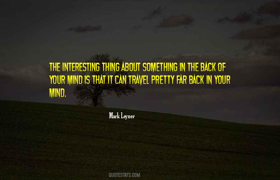 Travel Back Quotes #875780