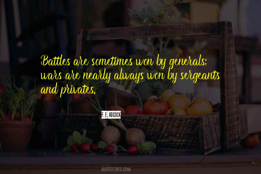 Battles Are Won Quotes #353794