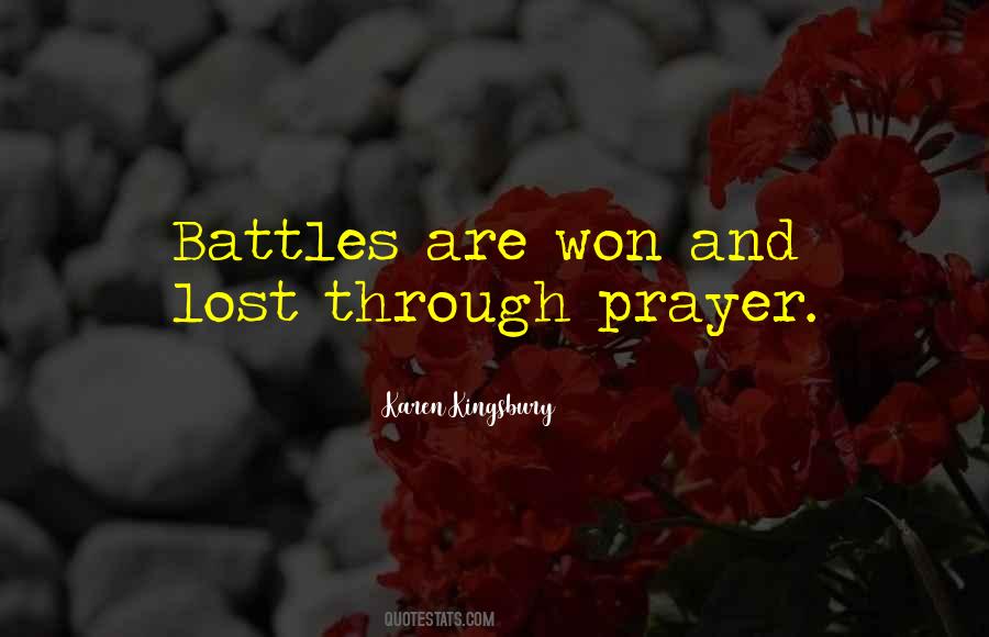 Battles Are Won Quotes #403030