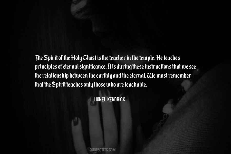 See The Holy Spirit Quotes #1101082