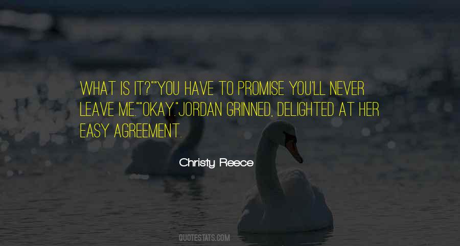 Easy To Leave Quotes #1684648