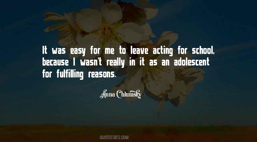 Easy To Leave Quotes #50737