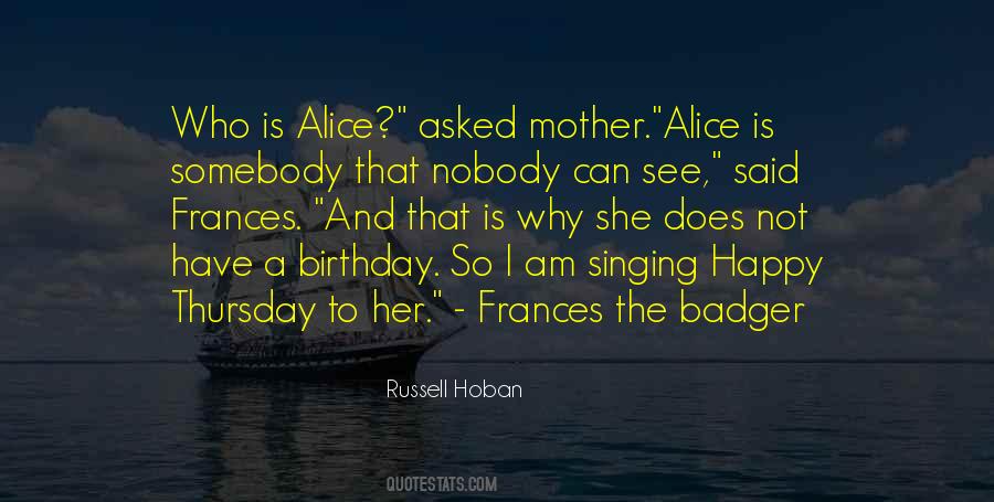 Singing Happy Birthday Quotes #1547555