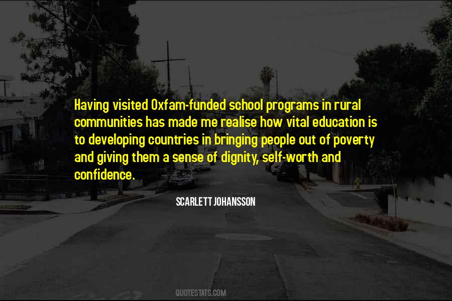 Poverty Dignity Quotes #1360118
