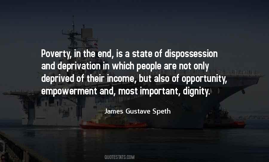 Poverty Dignity Quotes #1661425
