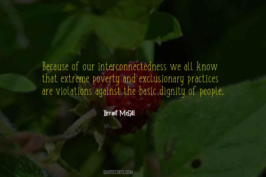 Poverty Dignity Quotes #912500