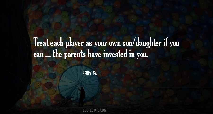 Parents Son Quotes #1215839
