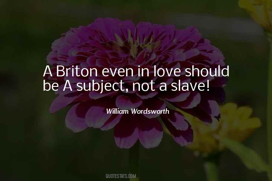 Love Slave Quotes #1167894