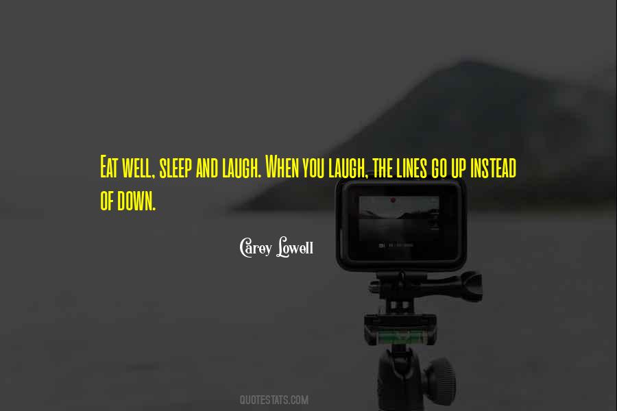 Eat Well Sleep Well Quotes #311952