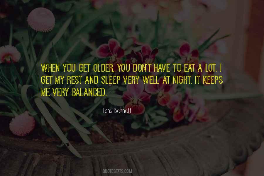 Eat Well Sleep Well Quotes #748646